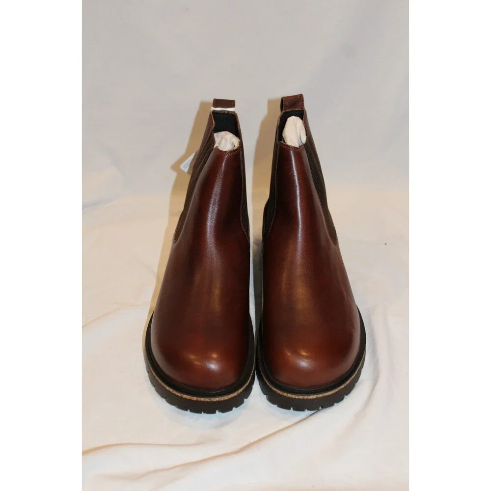 Birkenstock‎ Men's Highwood Slip On Chelsea Ankle Boots Chocolate EU 45 NEW